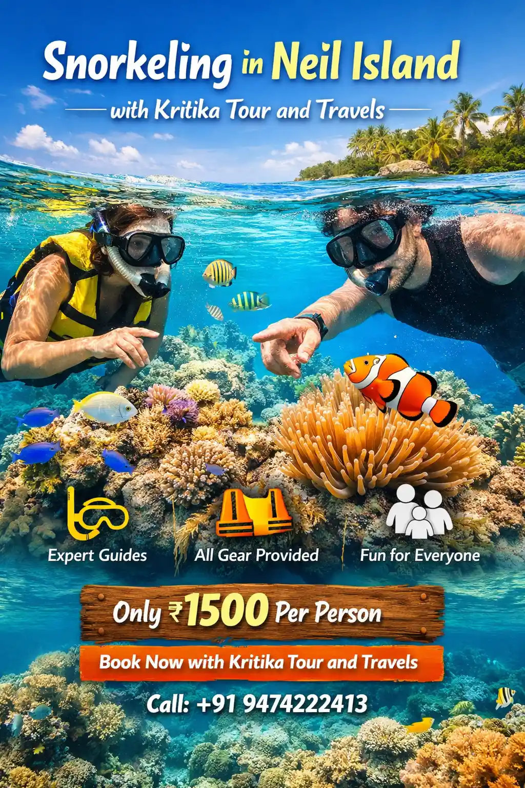 Snorkeling Activity in Neil Island